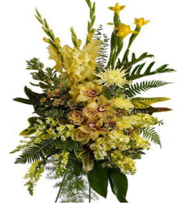 cuscino-lutto-orchidee-fiori-gialli