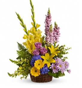 cesto-lilium-gerbere-rose