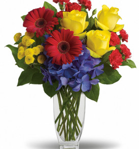 bouquet-gerbere-e-rose-gialle