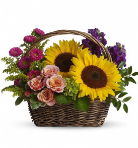 cesto-di-girasoli